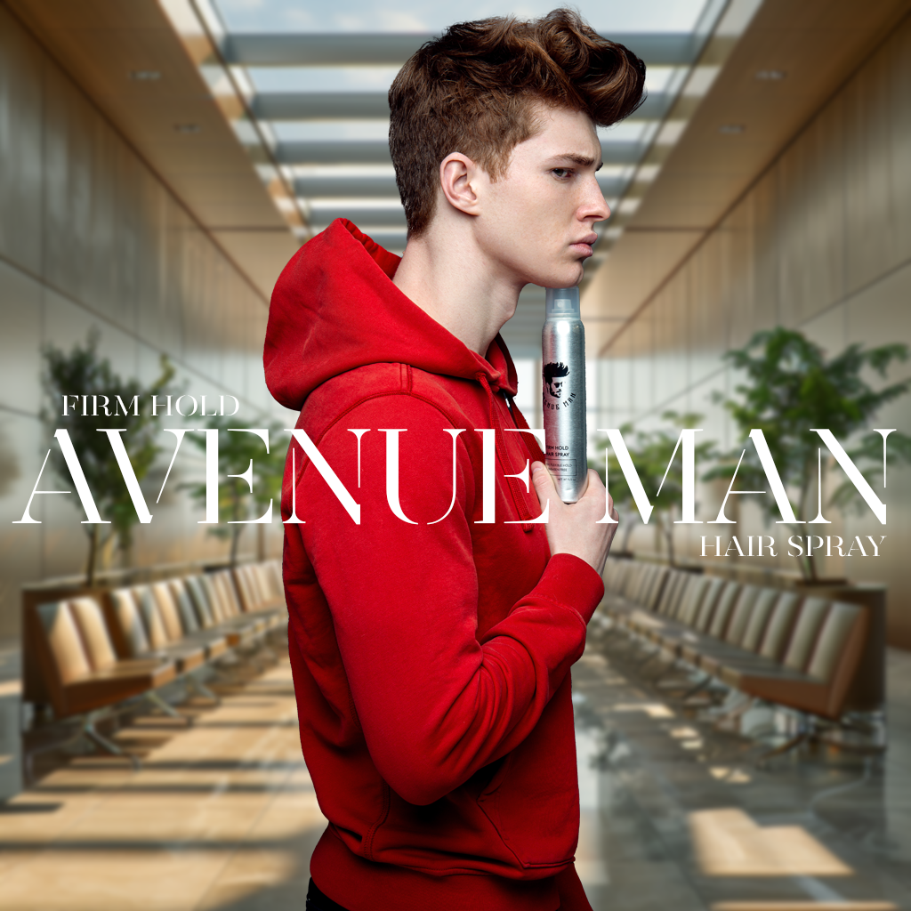 Avenue Man Firm Hold Hair Spray: Strong Hold, Natural Finish