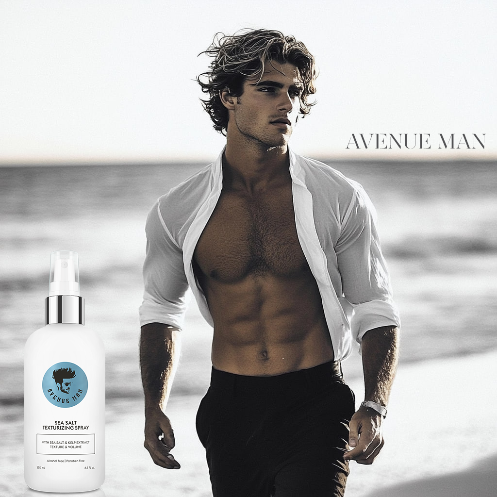 Effortless Texture & Volume with Avenue Man Sea Salt Spray