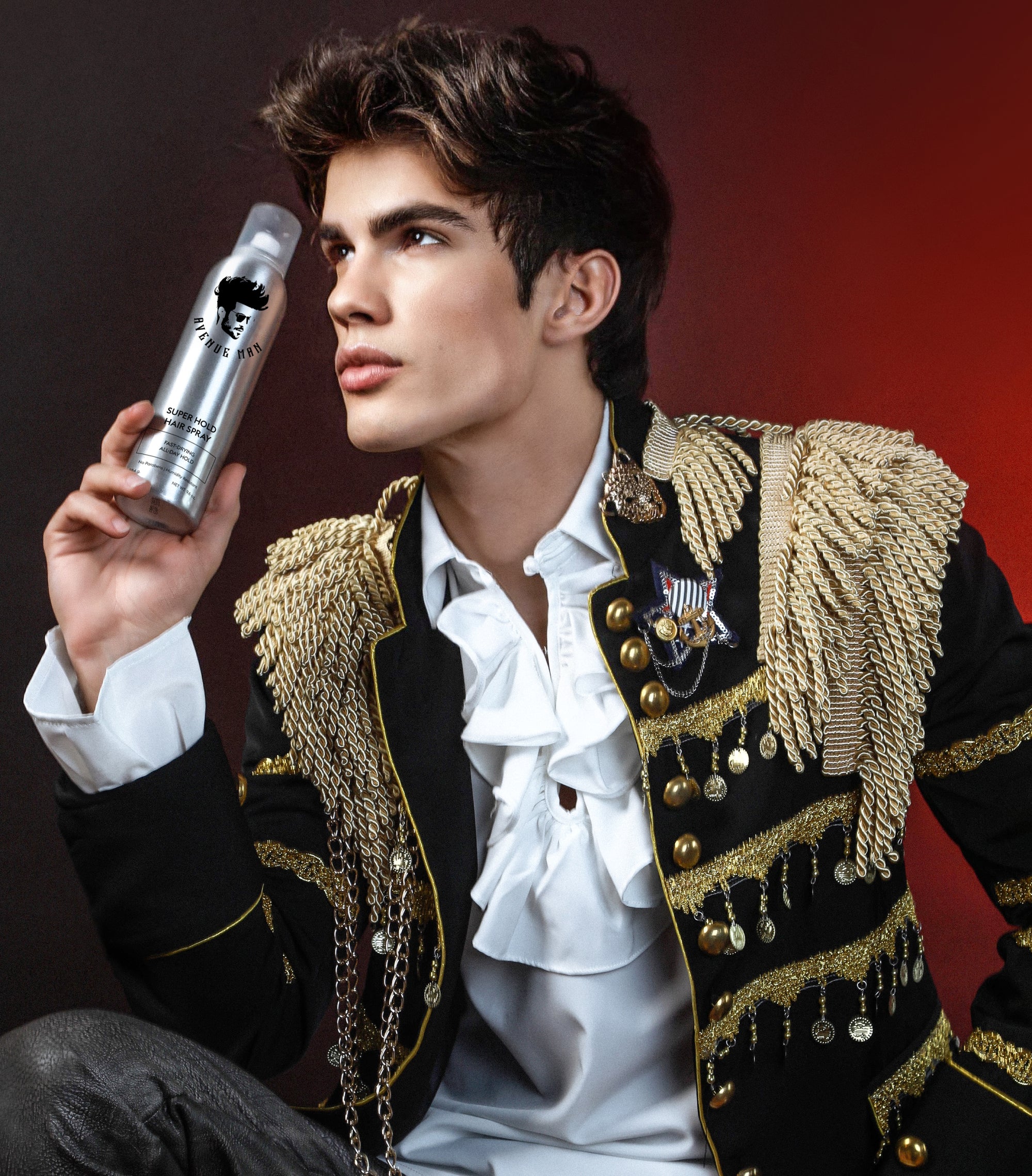 Avenue Man Super Hold Hair Spray – All-Day Precision & Control