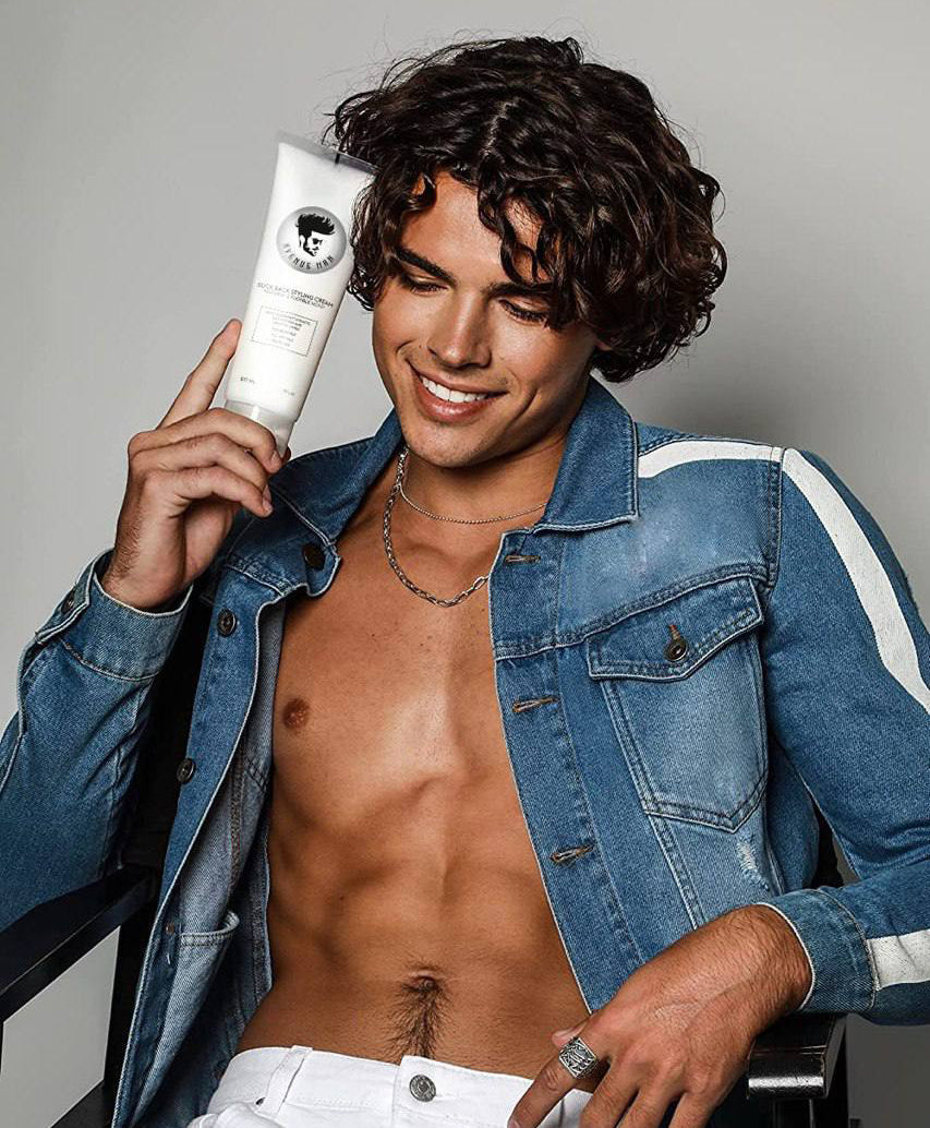 Nic Vans Uses Avenue Man Curl Cream on Love Island USA