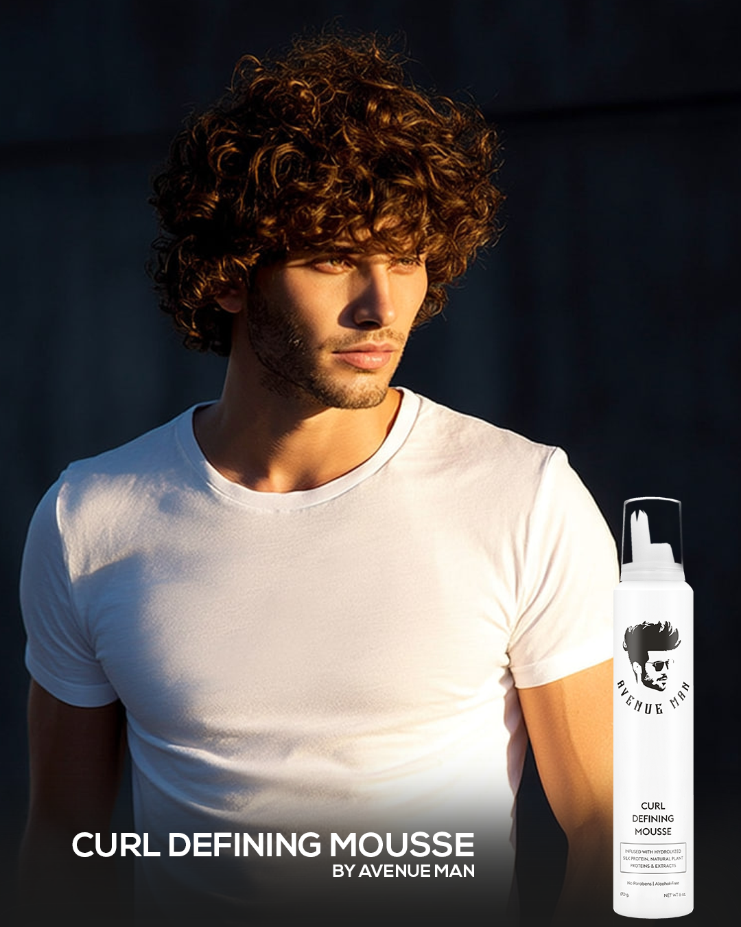 Avenue Man Curl Defining Mousse - Avenue Man Hair Products