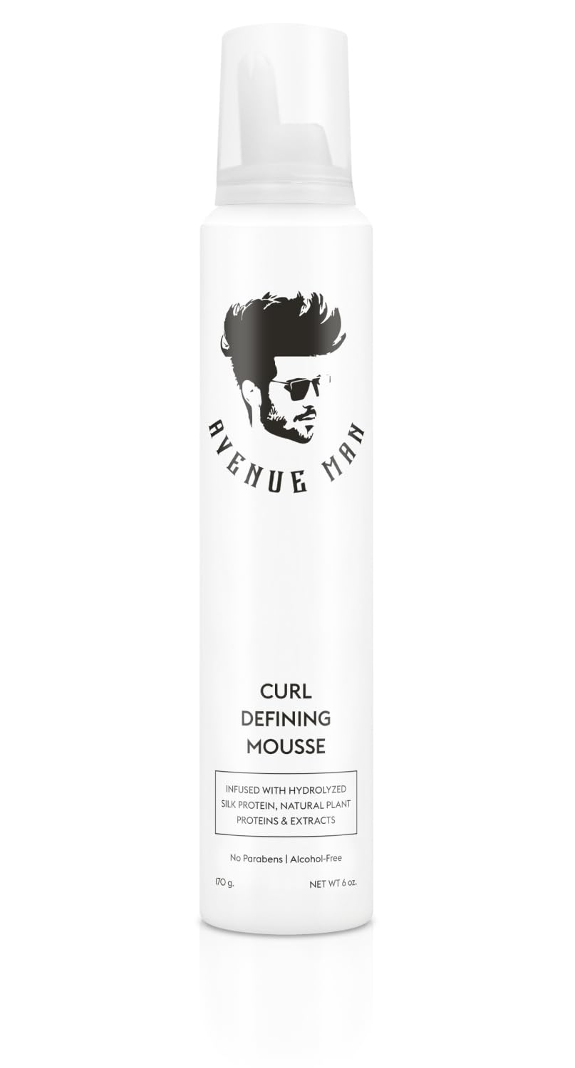 Avenue Man Curl Defining Mousse - Avenue Man Hair Products