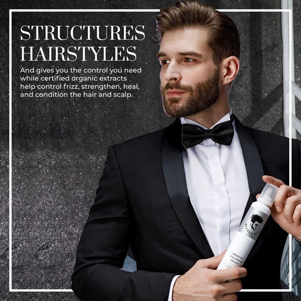 Avenue Man Argan Oil Volumizing Mousse - Avenue Man Hair Products