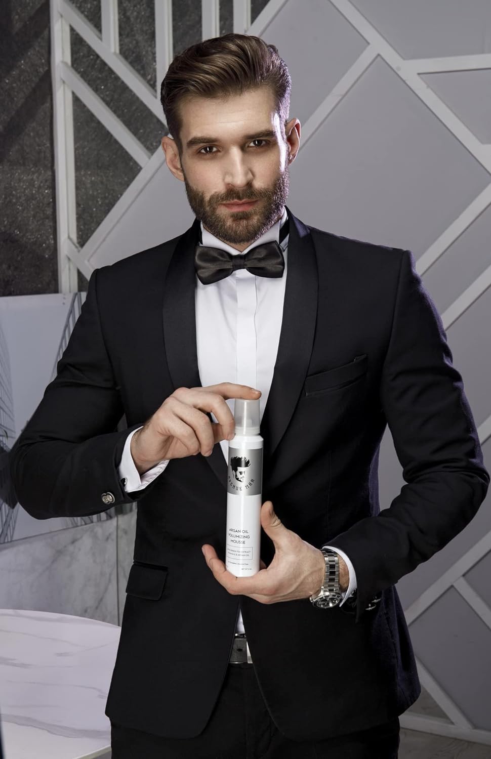 Avenue Man Argan Oil Volumizing Mousse - Avenue Man Hair Products