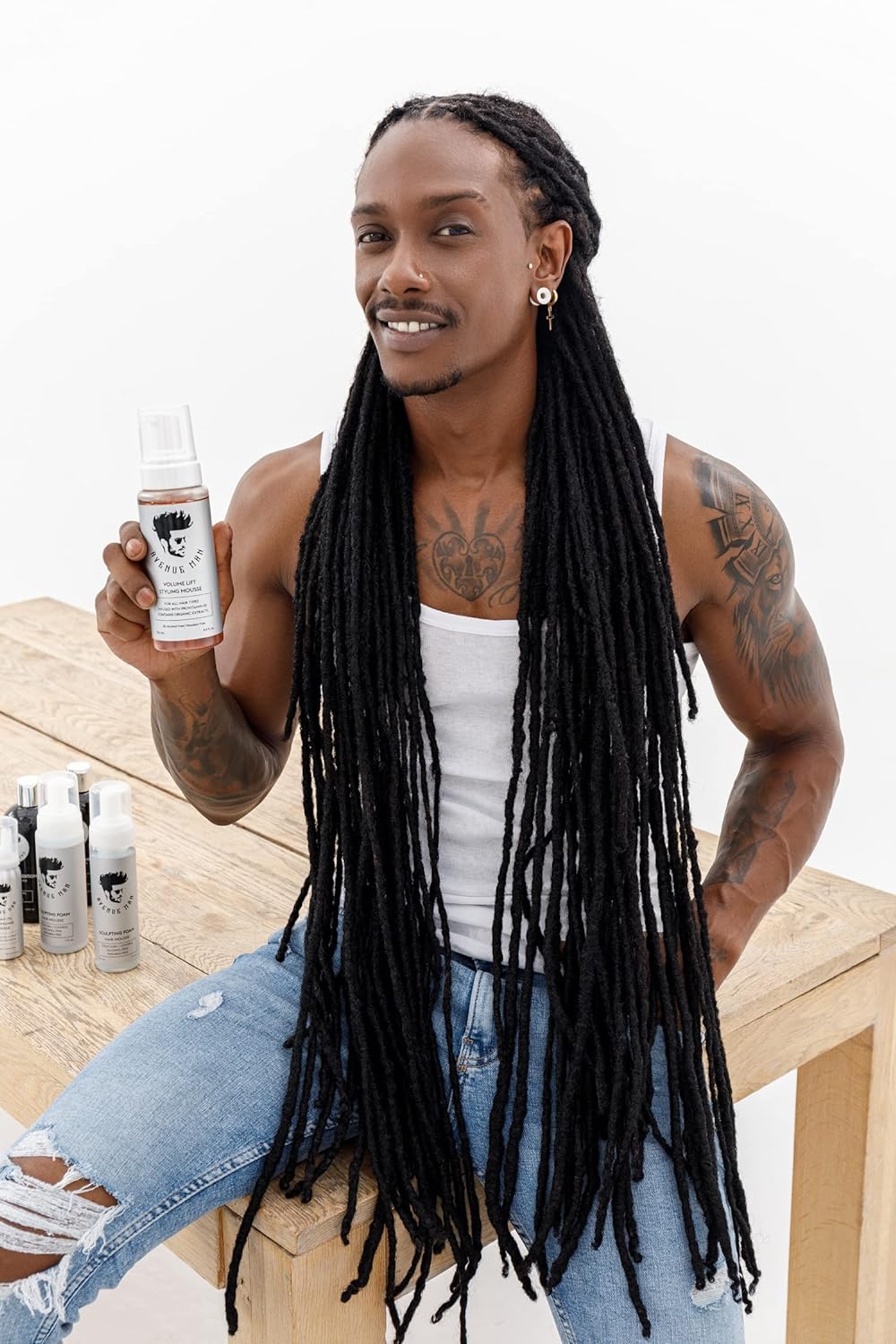 Avenue Man Volume Lift Styling Mousse - Avenue Man Hair Products