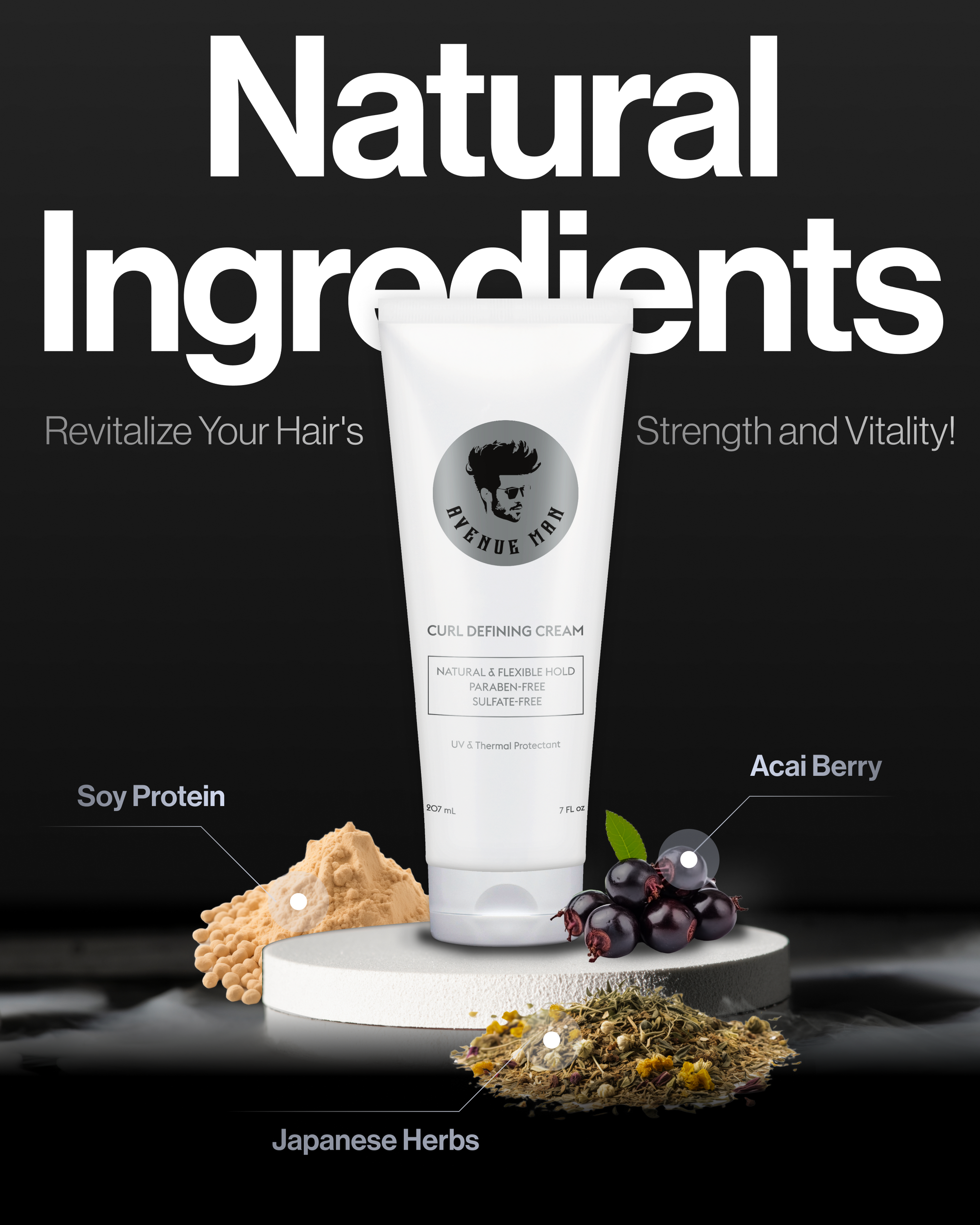 Avenue Man Curl Defining Cream - Avenue Man Hair Products