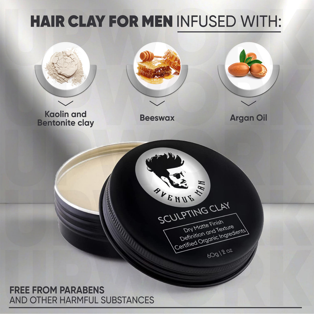 Avenue Man Sculpting Clay - Avenue Man Hair Products 