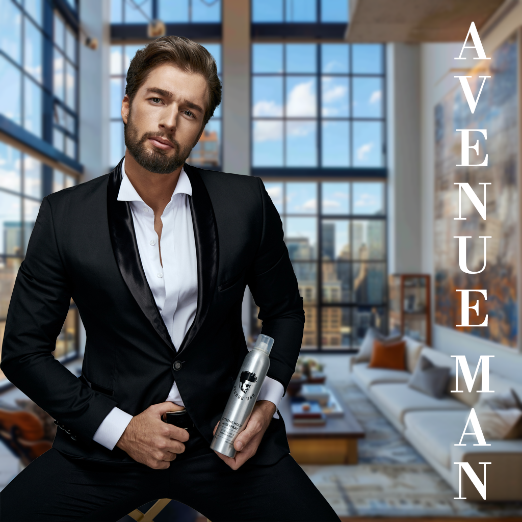 Experience Maximum Control with Avenue Man Extreme Hold Hair Spray: Defy Gravity, Define Style