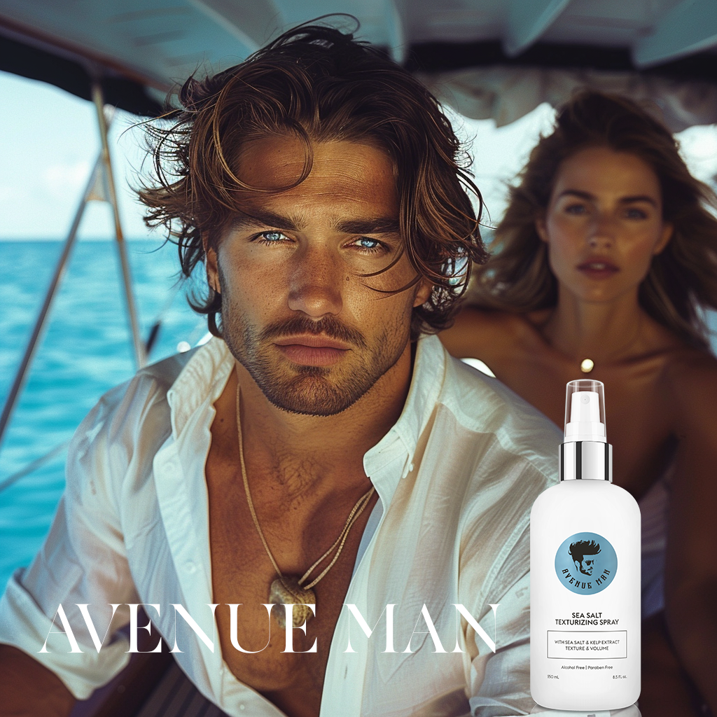 Avenue Man Sea Salt Hair Spray: Natural Texture & Volume