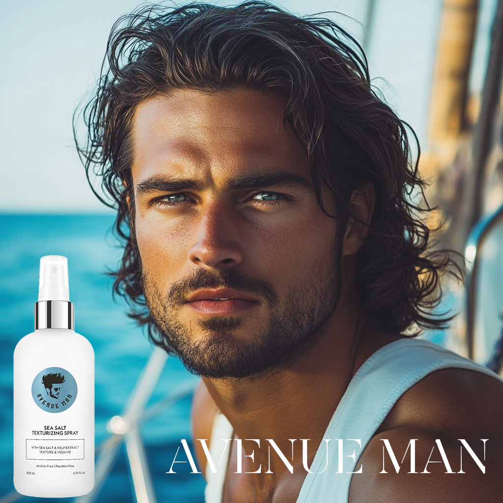 Avenue Man Sea Salt Hair Spray: Effortless Volume & Texture