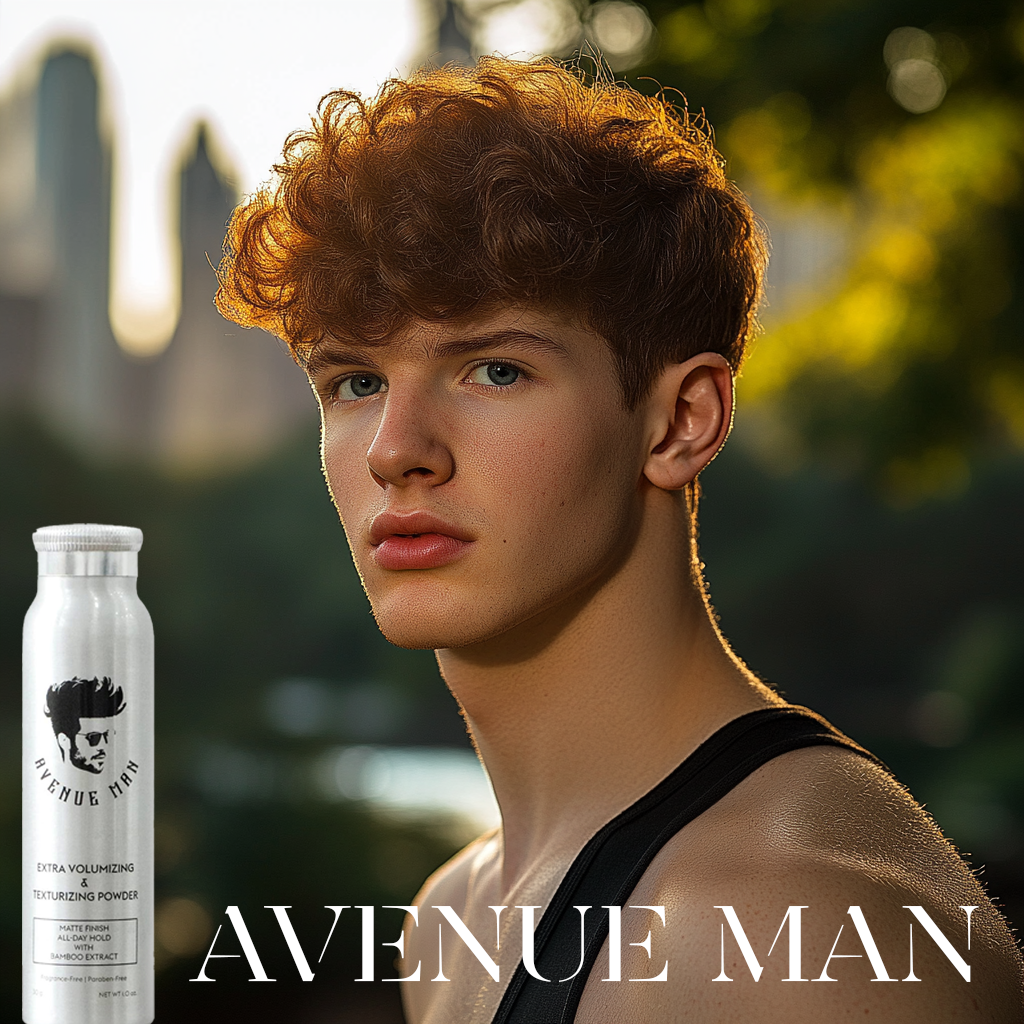 Achieve Instant Hair Volume with Avenue Man's Texturizing Powder