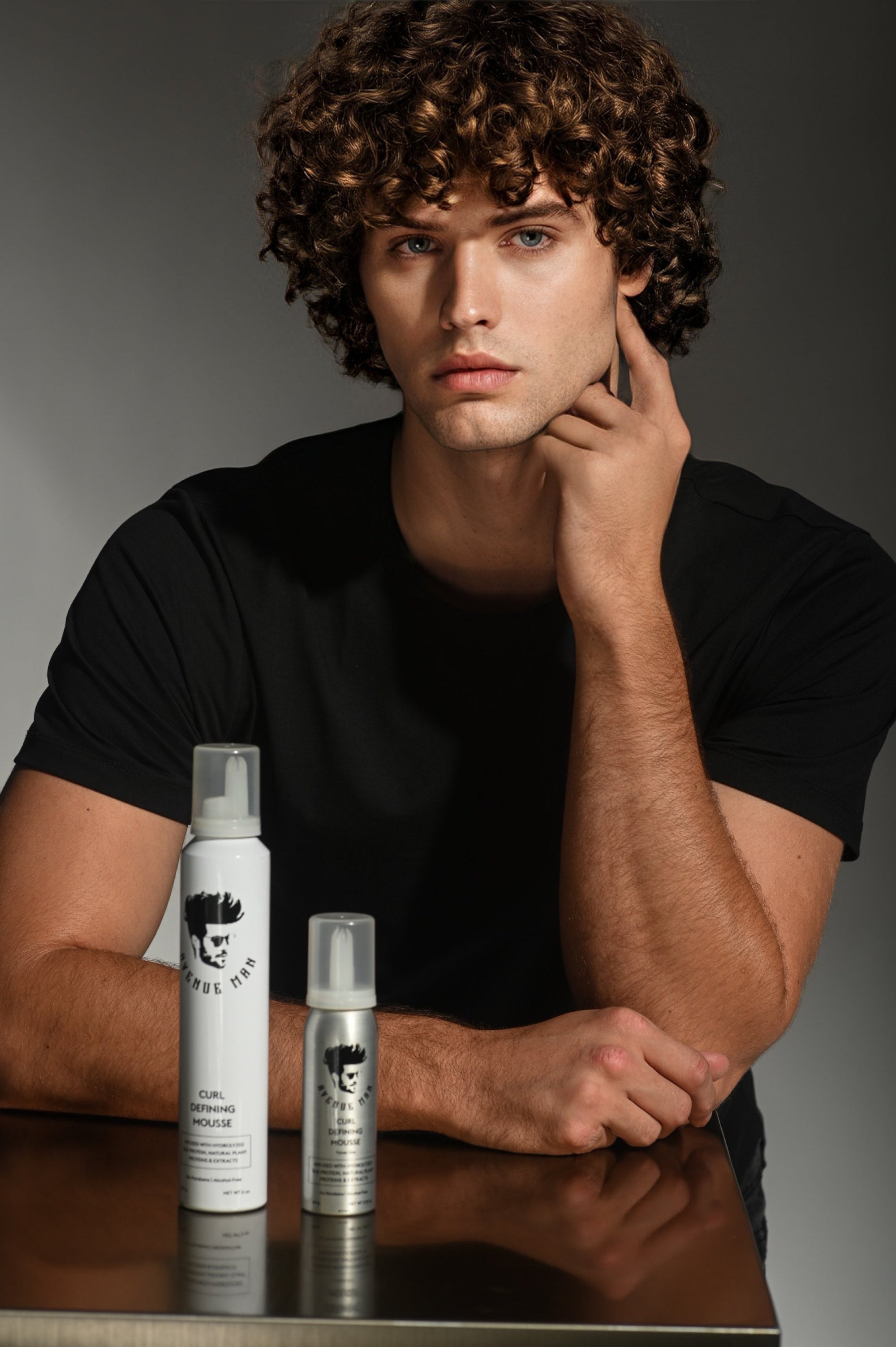 Men’s Curl Defining Mousse for Volume & Natural Control