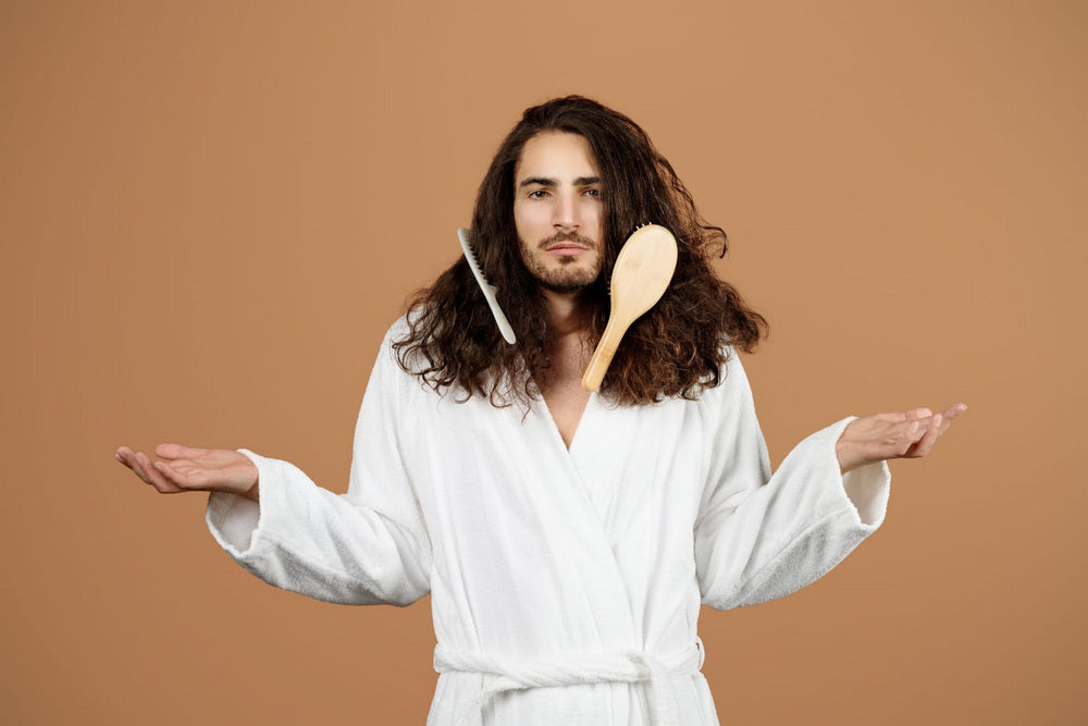 how to grow long hair for men