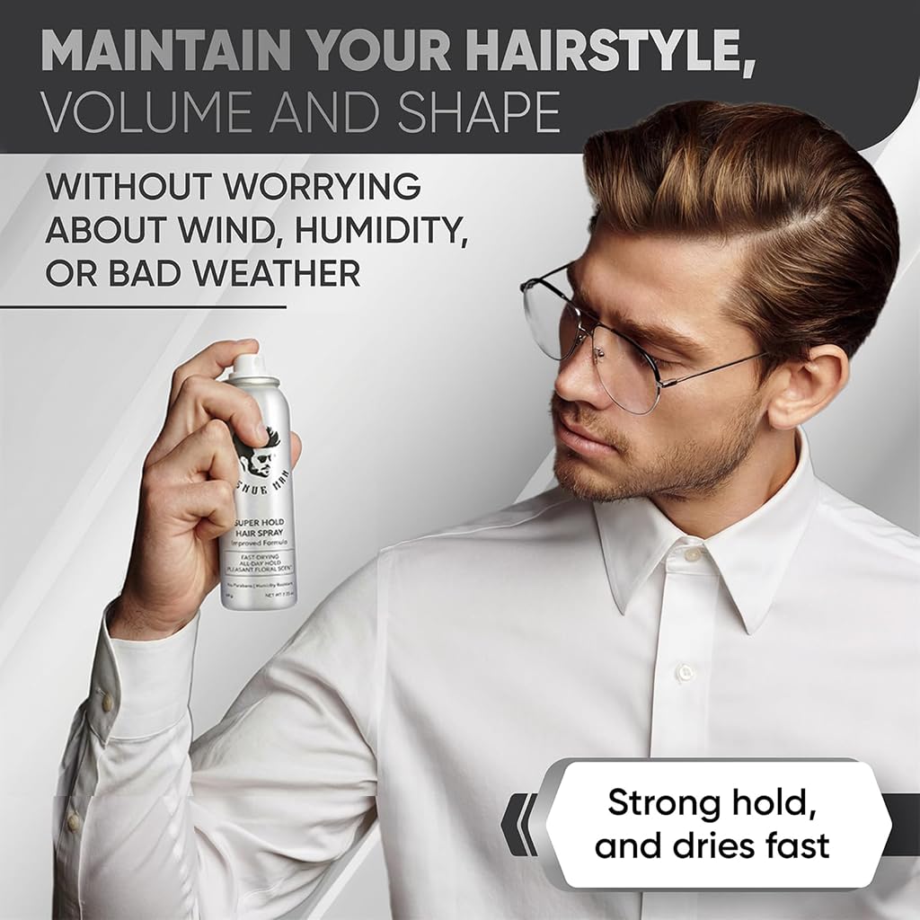Avenue Man Super Hold Hairspray - Travel Size