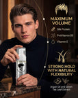 Avenue Man Volume Lift Styling Mousse Extreme Hold