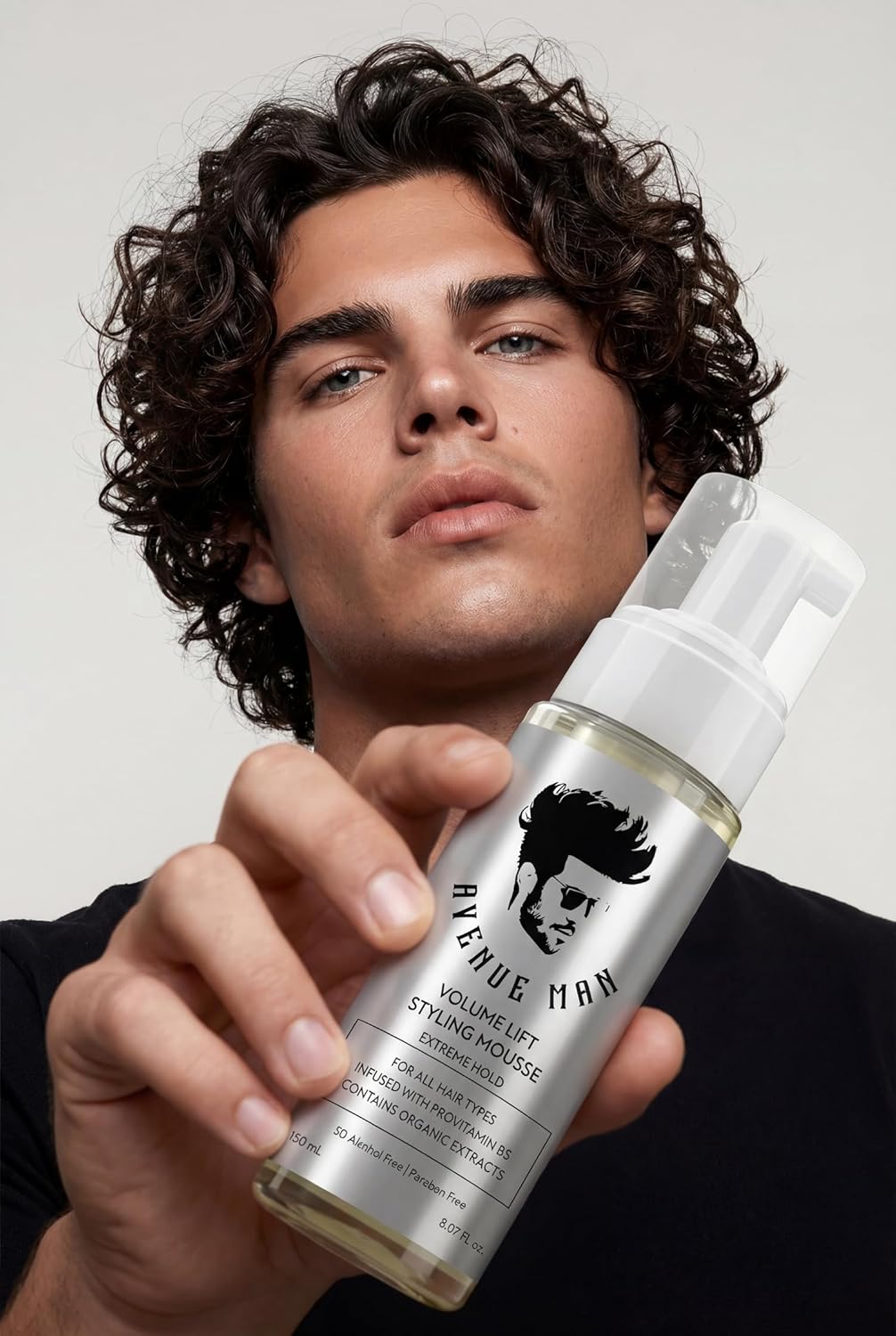 Avenue Man Volume Lift Styling Mousse Extreme Hold