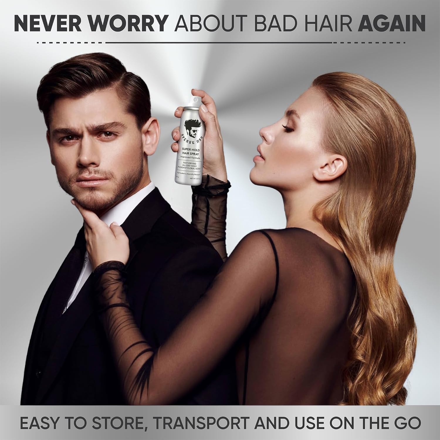 Avenue Man Super Hold Hairspray - Travel Size