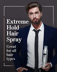 Extreme Hold Hair Spray by Avenue Man - Avenue Man Hair Products 