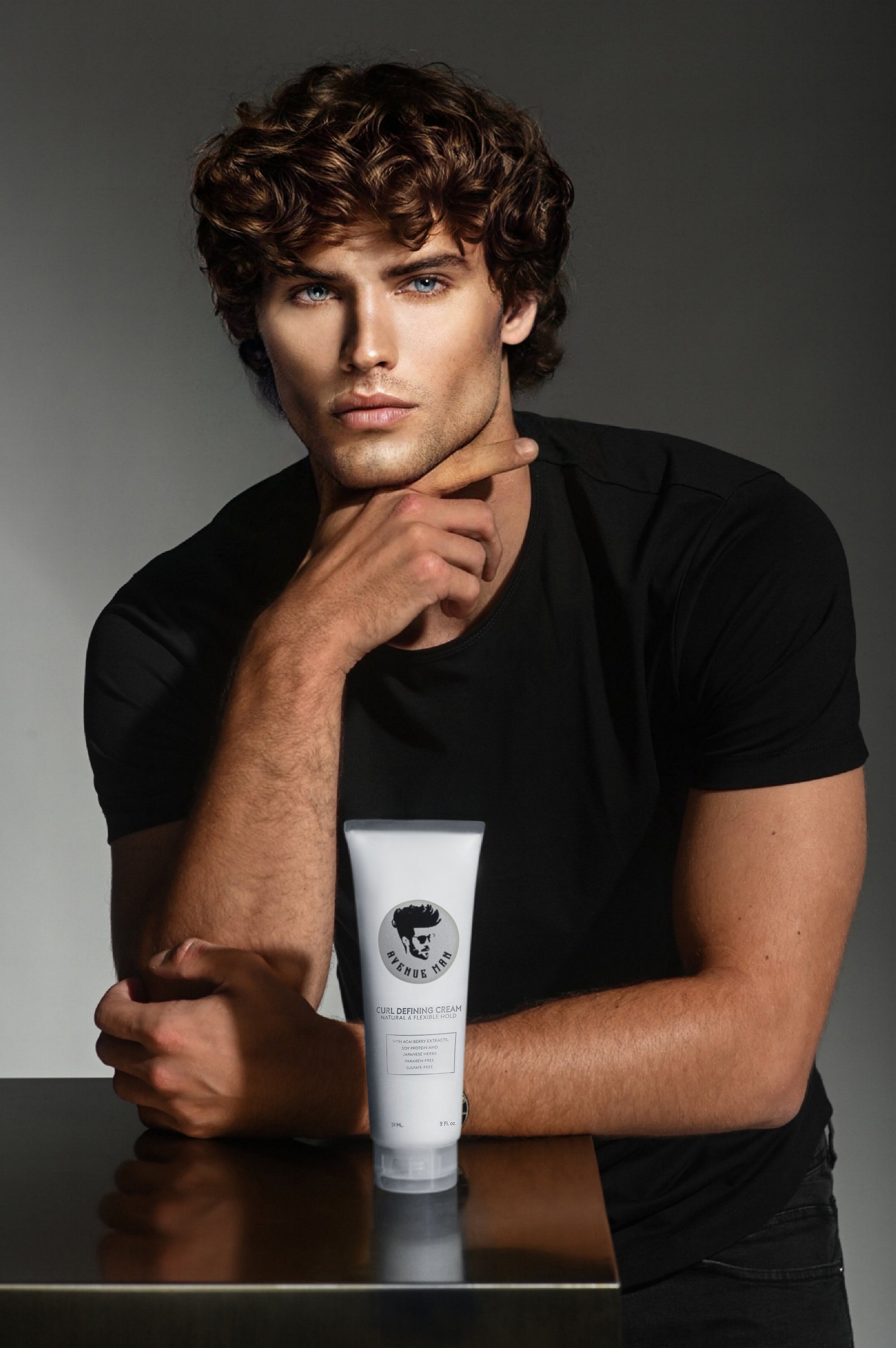Avenue Man Curl Defining Cream - Travel Size - Avenue Man Hair Products 