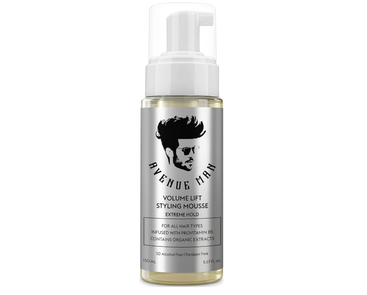 Avenue Man Volume Lift Styling Mousse Extreme Hold