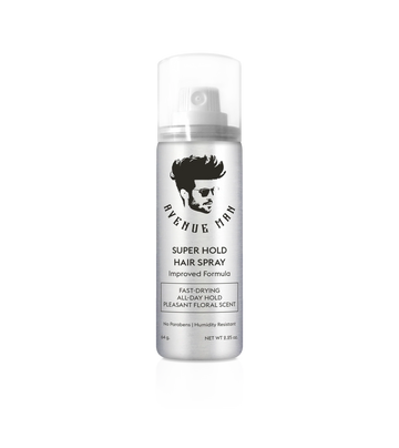 Avenue Man Super Hold Hair Spray - Travel Size - Avenue Man Hair Products 