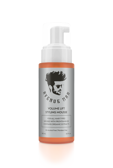 Avenue Man Volume Lift Styling Mousse - Avenue Man Hair Products 